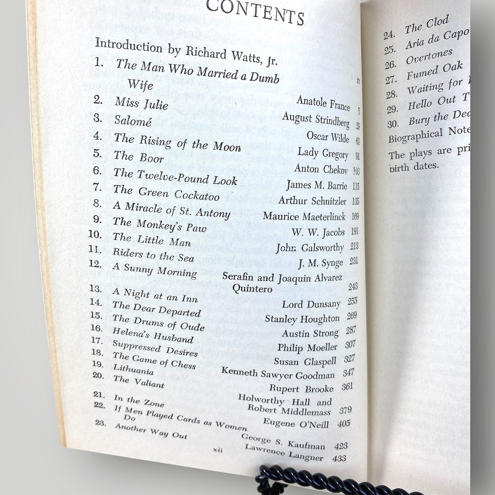 Thirty Famous One-Act Plays 1943 Modern Library Hardcover Cerf & Cartmell Drama - Picture 7 of 10